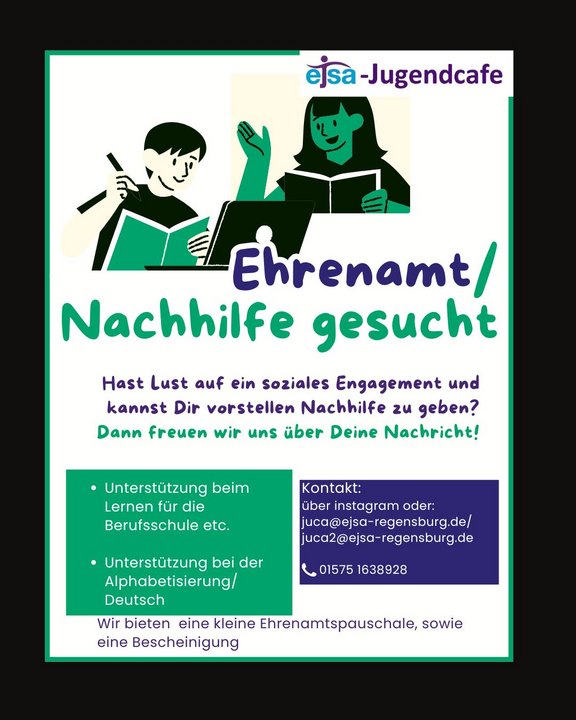Juca Das Bild beschreibt die Stelle für Nachhilfe.